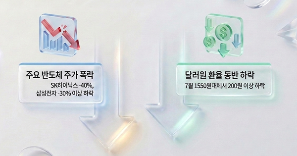 이례적인 주가와 환율의 동반 급락, 어떻게 해석해야 할까